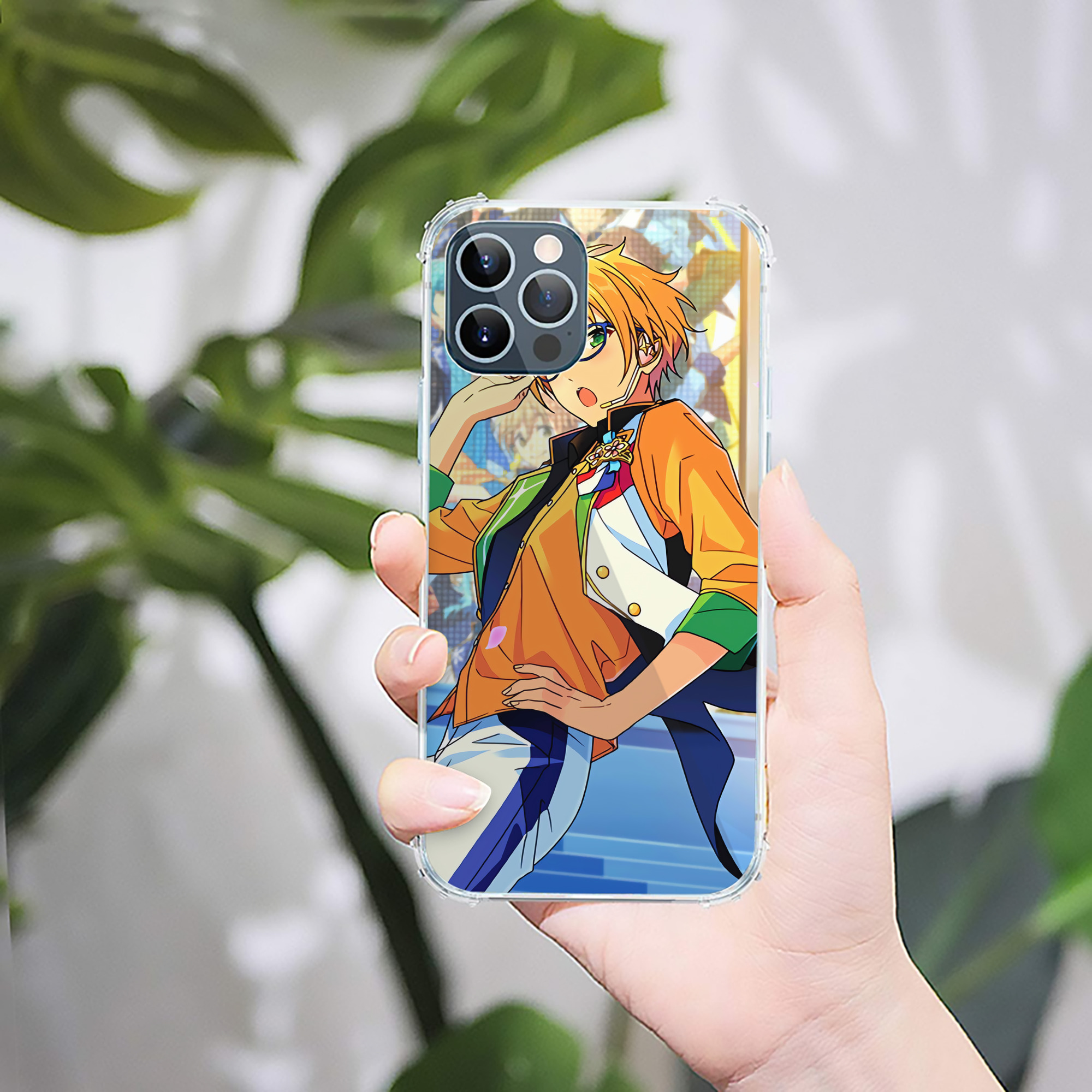 （画像用） あんさんぶるスターズ! Ensemble Stars 【iPhone 12シリーズ対応】透明スマホケース（クリアソフトケース）